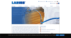 Desktop Screenshot of larius.eu