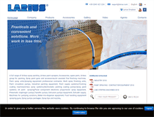 Tablet Screenshot of larius.eu